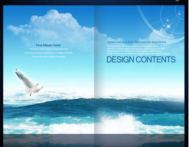 设计画册中的对比技巧